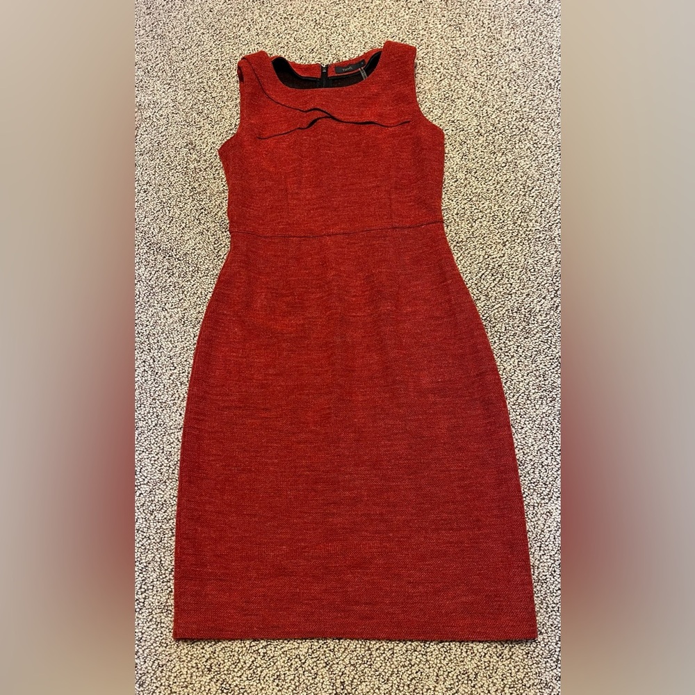 THML burnt orange dress